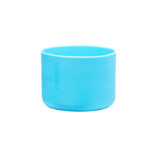 Owala bright-blue 40oz silicone bottle boot.