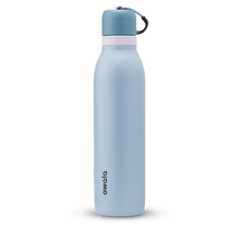Owala light-blue 24oz FreeSip Twist water bottle.