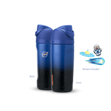 Owala 'Space Explorer' 16oz stainless steel freesip water bottle.