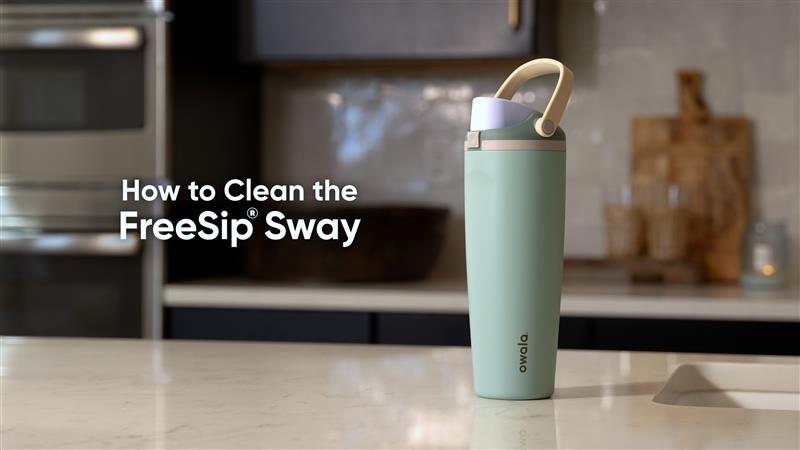 How to clean your Owala® FreeSip® Sway Water Bottle