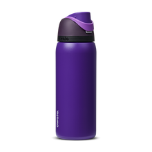 FreeSip 32oz in Twilight Zone, deep violet purple body with dark purple flip cap and light purple carry loop
