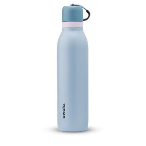 Owala light-blue 24oz FreeSip Twist water bottle.