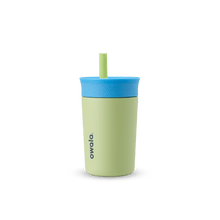 Owala green and blue 12oz stainless steel kids&#39; tumbler
